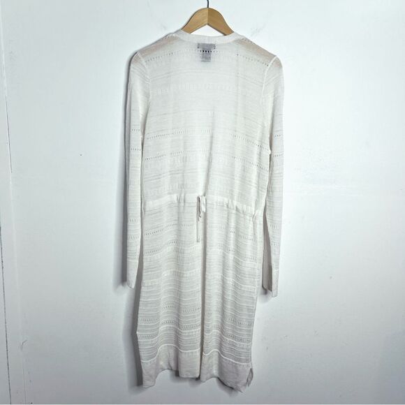 Design 365 White Eyelet Cardigan Cover-Up - Picture 5 of 8
